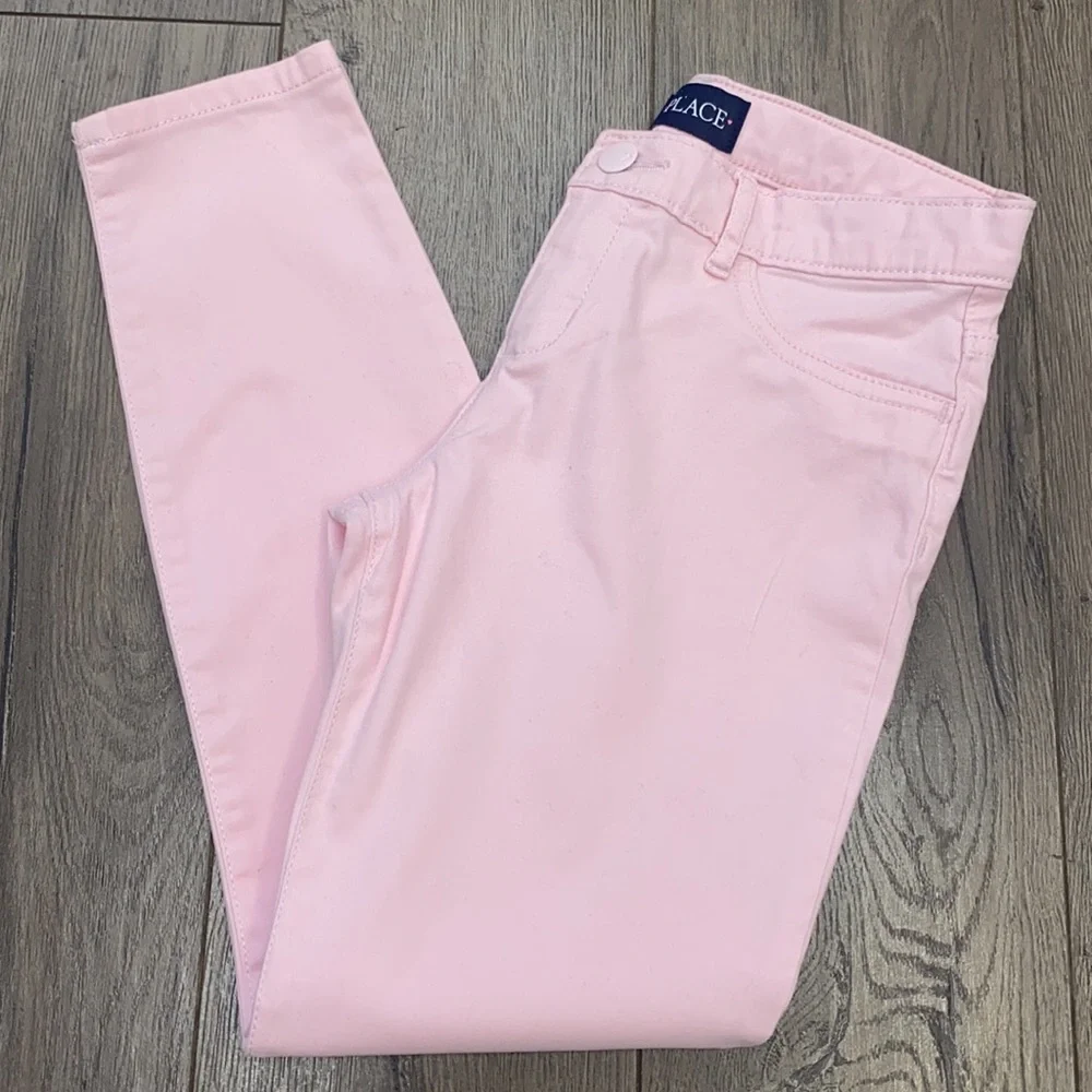 Children's Place Girls Powder Pink 4-Pocket Jeans Sz 10